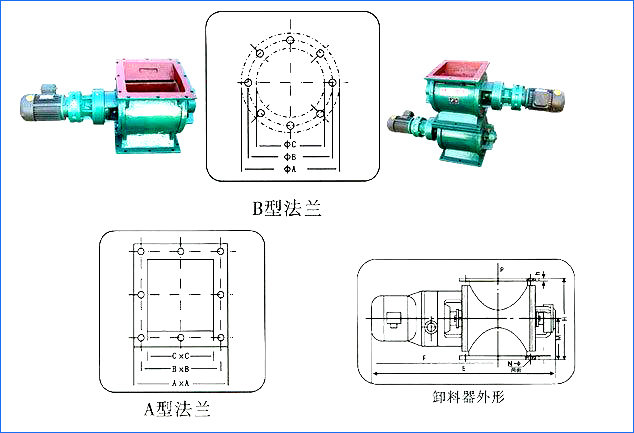 葉輪給料機外形（xíng）尺寸