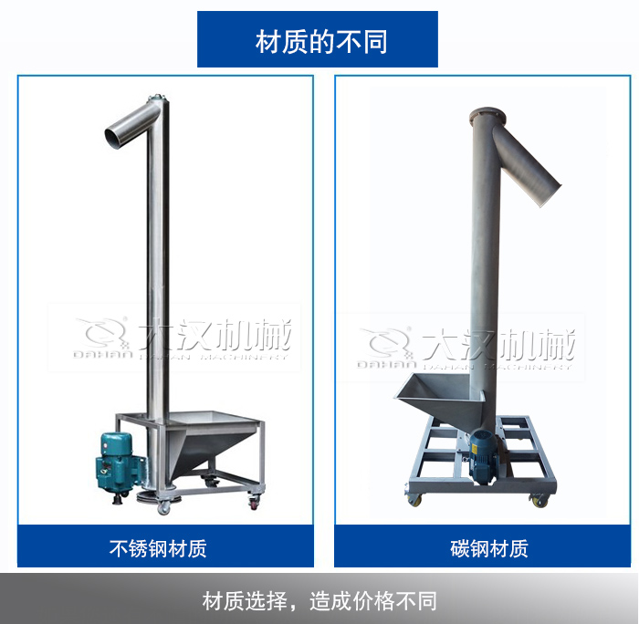 移（yí）動式螺旋輸送機材質